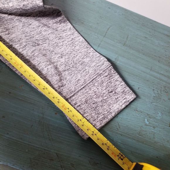 GRAY space dye hoodie kangaroo pouch pullover long sleeve medium M womens shown - Picture 7 of 7